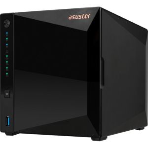 Network storage Asustor AS3304T_V2, 4 bay NAS, Realtek RTD1619B, Quad-Core, 1.7GHz, 2GB DDR4 (not ex.), 2.5GbE x1, USB3.2 Gen1 x3, WOW (Wake on WAN), Ttoolless installation, with hot- swappable tray, hardware encryption, MyArchive, EZ connect, EZ Sync, Wo