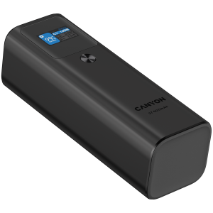 CANYON power bank PB-2010 TFT 27000 mAh 97.2Wh PD140W QC 3.0 Dark Gray