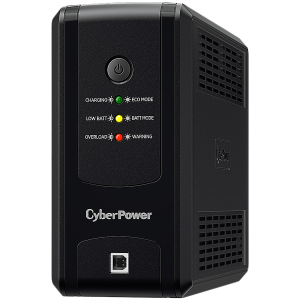 CyberPower UPS with AVR, 850VA/425W, Line-Interactive, 3x Schuko, Runtime at 90W ( min ):20, Surge and Spike protection; GreenPower UPS; UT850EG