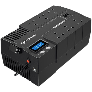 CyberPower UPS AVR 1000VA/600W, Line-Interactive, LCD display, 8x Schuko, Runtime at 90W ( min ):42; BR1000ELCD