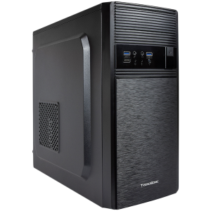 Chassis FC-F56A, ATX, 7 slots, 1 X 5.25", 2 X 3.5" H.D., 2 X 2.5" SSD, 2 x USB 3.0, 1 X Type C / 1 x AUDIO /, PSU 550W 12 sm, 20+4pin,, Black