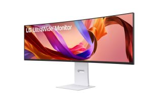 Монитор LG 49U950A-W, 49" 32:9 Curved UltraWide Dual QHD 5K 5120x1440 NANO IPS 1ms MBR, 144 Hz, 5ms, 400 cd/m2, 1000:1, HDR400, DCI-P3 98%,  USB Type-C, PD 90W, FreeSync, G-SYNC, PIP, 2 PBP, HDMI, DisplayPort, Speacer 2ch 10W, Tilt, Height, Swivel, Tiltan