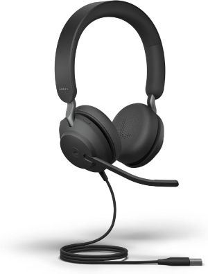 Слушалки с микрофон Jabra Evolve2 40 SE MS Stereo USB A