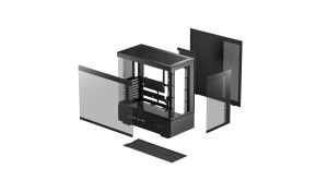 DeepCool кутия Case ATX - CH690 DIGITAL Black