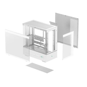 DeepCool кутия Case ATX - CH690 DIGITAL White