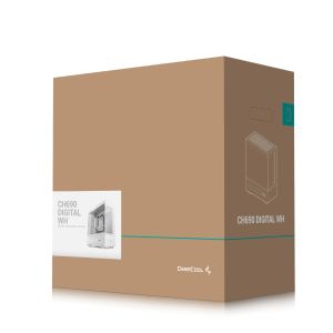 DeepCool кутия Case ATX - CH690 DIGITAL White