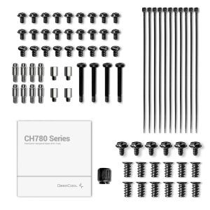 DeepCool кутия Case E-ATX - CH780 WH - Dual-Chamber