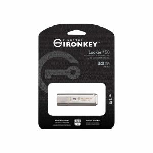 USB памет KINGSTON IronKey Locker+ 50 - 32GB XTS-AES 256-bit