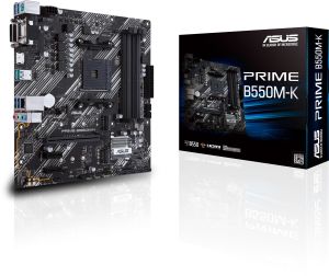 Дънна платка ASUS Prime B550M-K, socket AM4