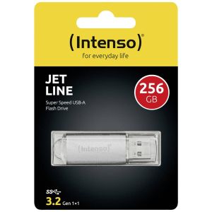 Intenso USB Flash Drive 3.2 256GB Jet Line