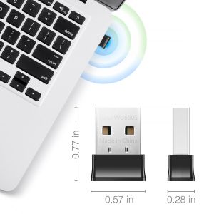 Wireless Nano Adapter Cudy WU650S, USB 2.0, 2.4/5 Ghz, Antenna Gain 2dBi