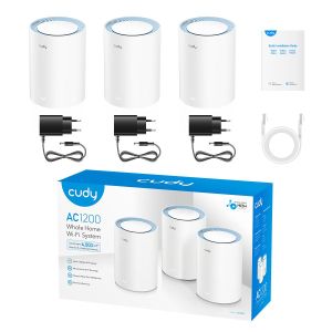 Cudy AC1200 Dual Band Whole Home Wi-Fi Mesh System