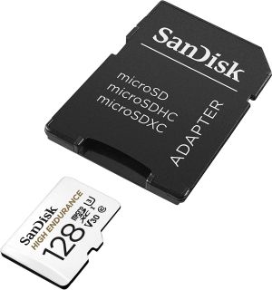 Memory card SANDISK micro SDXC UHS-I, SD Adapter, 128GB