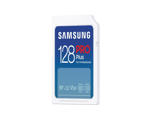 Memory card Samsung PRO Plus SD Card (2023), 128GB, White