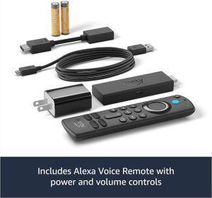 Fire TV Stick 4K Gen2 streaming device, Wi-Fi 6, Alexa Voice Remote