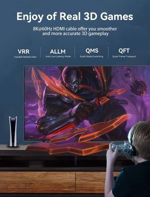 Vention HDMI v2.1 M / M 2m  - 8K Dolby Vision HDR - AANBH