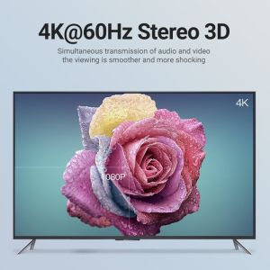 Vention Type-C to HDMI Cable Right Angle 1.5M Black - CGVBG