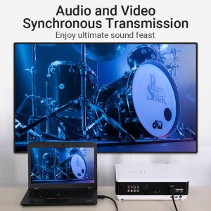 Vention HDMI Right Angle 90 Degree v2.0 M / M 4K/60Hz Gold - 2M Black - AARBH