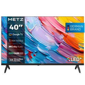 METZ TV 40" 40MQF7000, FHD QLED SMART TV, Google TV, Frameless