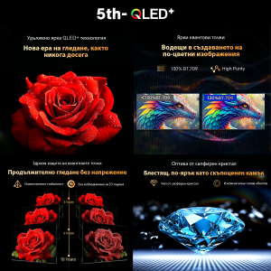 METZ TV 50"  50MQF7500Z UHD QLED SMART TV, 120Hz, 4K, Google TV, 126.0cm