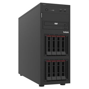 Сървър Lenovo ThinkSystem ST250 V3, Xeon E-2436 (6C 2.9GHz 12MB Cache/65W), 1x32GB, O/B, 2.5" HS (8), VROC SATA, HS 800W Titanium, XCC2 Platinum, No DVD
