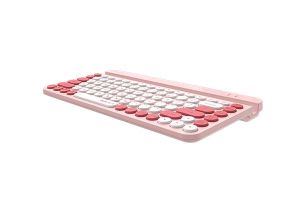 Wireless Keyboard A4TECH FBK30, Bluetooth & 2.4G, Raspberry, Smartphone Cradle