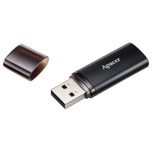 Apacer Flash Drive AH25B 64GB USB 3.2 Gen 1, Black