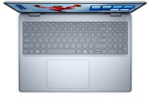 Лаптоп Dell 16 Plus DB16250, Intel Ultra 7 256V (47 TOPS NPU, 8 cores, up to 4.8 GHz), 16.0" 2.5K (2560x1600) WVA/IPS 300nits AG, 16 GB: LPDDR5x, 8533 MT/s (onb), 512GB M.2 SSD, Intel Arc, FHD Cam and Mic, Wi-Fi 7, Backlit Kb, Win11 Pro, Ice Blue, 3Y CI