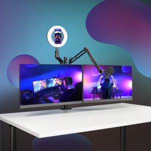 Стойка за монитор за стрийминг, 4 рамена, HAMA-04663