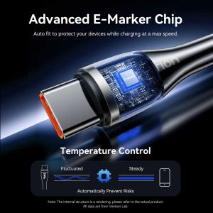 Vention кабел Cable - USB2.0 Type-C to Type-C - 5A Fast Charging, 240W, PD3.1, 1.2m -  CTYBAV