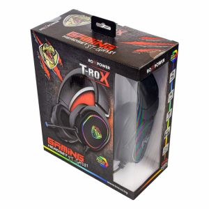 Gaming headset for PC with microphone ROXPOWER T-ROX STGH381