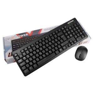 Wireless computer keyboard and mouse set ROXPOWER LK-4010