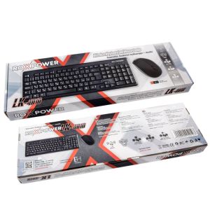 Wireless computer keyboard and mouse set ROXPOWER LK-4010