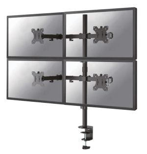 Стойка Neomounts Flat Screen Desk Mount (clamp/grommet) for 4 Screens