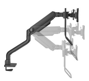 Стойка Neomounts Next One Desk Mount, double display crossbar (topfix clamp/grommet) 