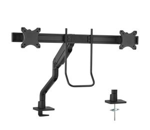 Стойка Neomounts Next One Desk Mount, double display crossbar (topfix clamp/grommet) 