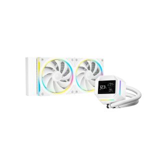 DeepCool Water Cooling LM240 WH - 2.4 inch IPS Display, Addressable RGB