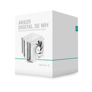 DeepCool CPU Cooler AK620 DIGITAL SE WH - Dual-Tower - LGA1851/AM5