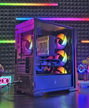 RX 9060XT/ Ryzen 5-7500F/ RAM 16GB DDR5/ SSD 512GB/ Геймърски компютър Dark Reaper DR040