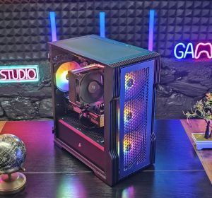 RX 9060XT/ Ryzen 5-7500F/ RAM 16GB DDR5/ SSD 512GB/ Геймърски компютър Dark Reaper DR040