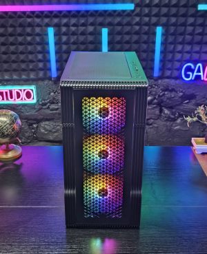 RX 9060XT/ Ryzen 5-7500F/ RAM 16GB DDR5/ SSD 512GB/ Геймърски компютър Dark Reaper DR040