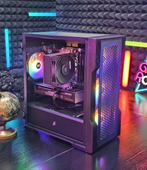 RX 9060XT/ Ryzen 5-7500F/ RAM 16GB DDR5/ SSD 512GB/ Геймърски компютър Dark Reaper DR040