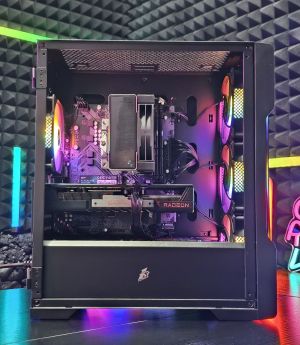 RX 9060XT/ Ryzen 5-7500F/ RAM 16GB DDR5/ SSD 512GB/ Геймърски компютър Dark Reaper DR040