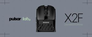 Pulsar Wireless Gaming Mouse X2F Black [Pulsar LAB] - 8K, Black