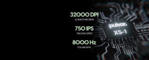 Pulsar Wireless Gaming Mouse X2F Black [Pulsar LAB] - 8K, Black