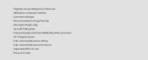 Pulsar Wireless Gaming Mouse X2F Black [Pulsar LAB] - 8K, Black