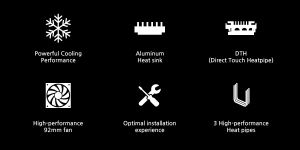 Zalman CPU Cooler CNPS4X BLACK V2 - LGA1851/AM5