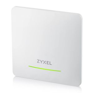Аксес-пойнт ZyXEL NWA50BEPRO, BE6500, (2.4GHz: 2x2:2, 5GHz or 6GHz: 2x2:2) MU-MIMO, Dual Radio 2.4 and 5 or 6GHz, 1 x 2.5G LAN Ports, PoE+ (802.3at), Standalone/Nebula Cloud Including Power Adapter