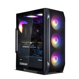 Zalman Case ATX - N7 PLUS - 7 fans included, Tempered Glass