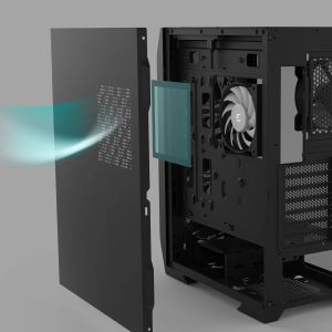 Zalman Case ATX - N7 PLUS - 7 fans included, Tempered Glass